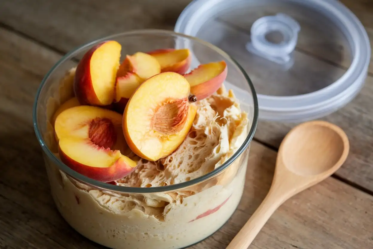 Sourdough Discard Recipe Peach