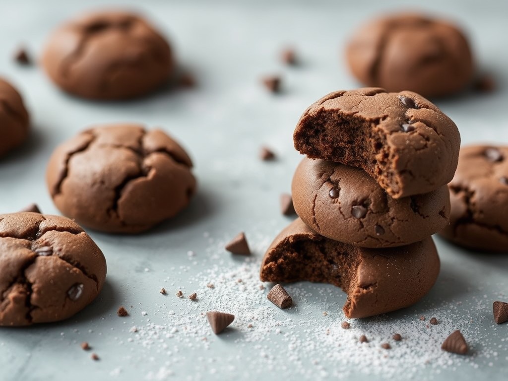 chocolate cookies from cocoa powder