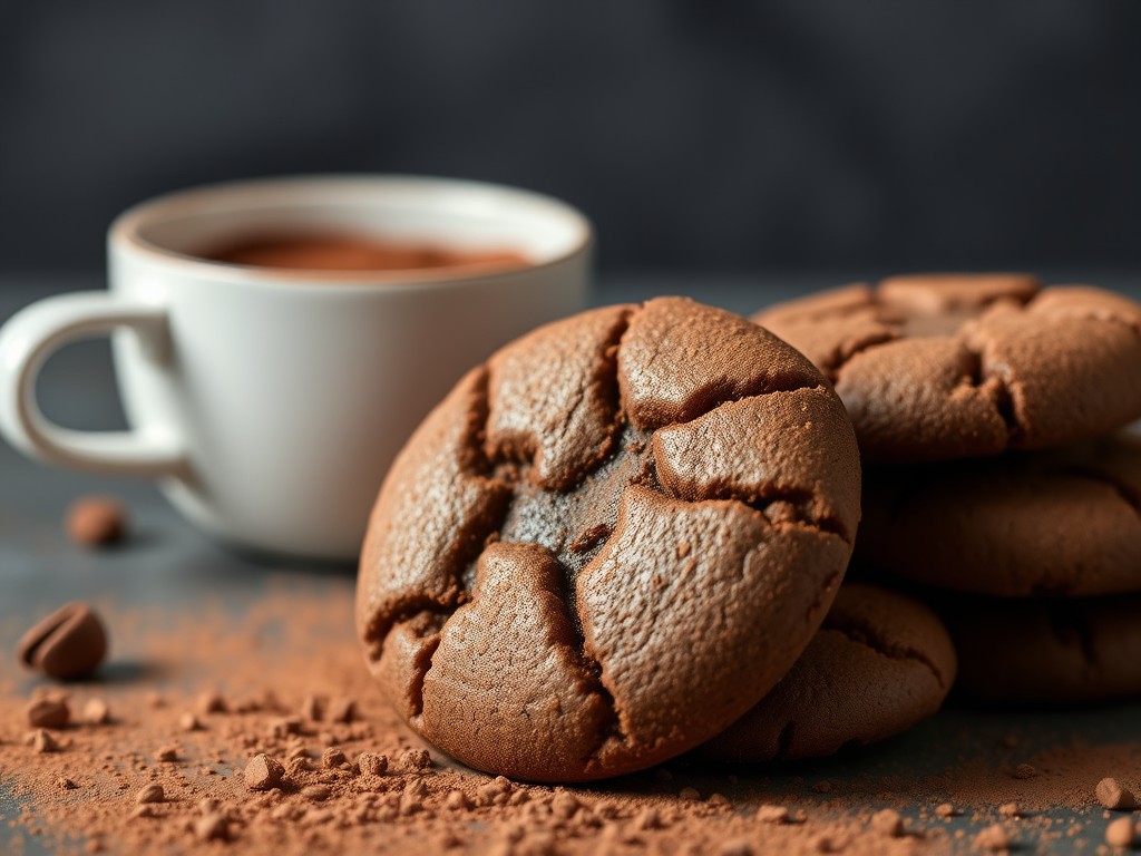 chocolate cookies with cocoa powder​