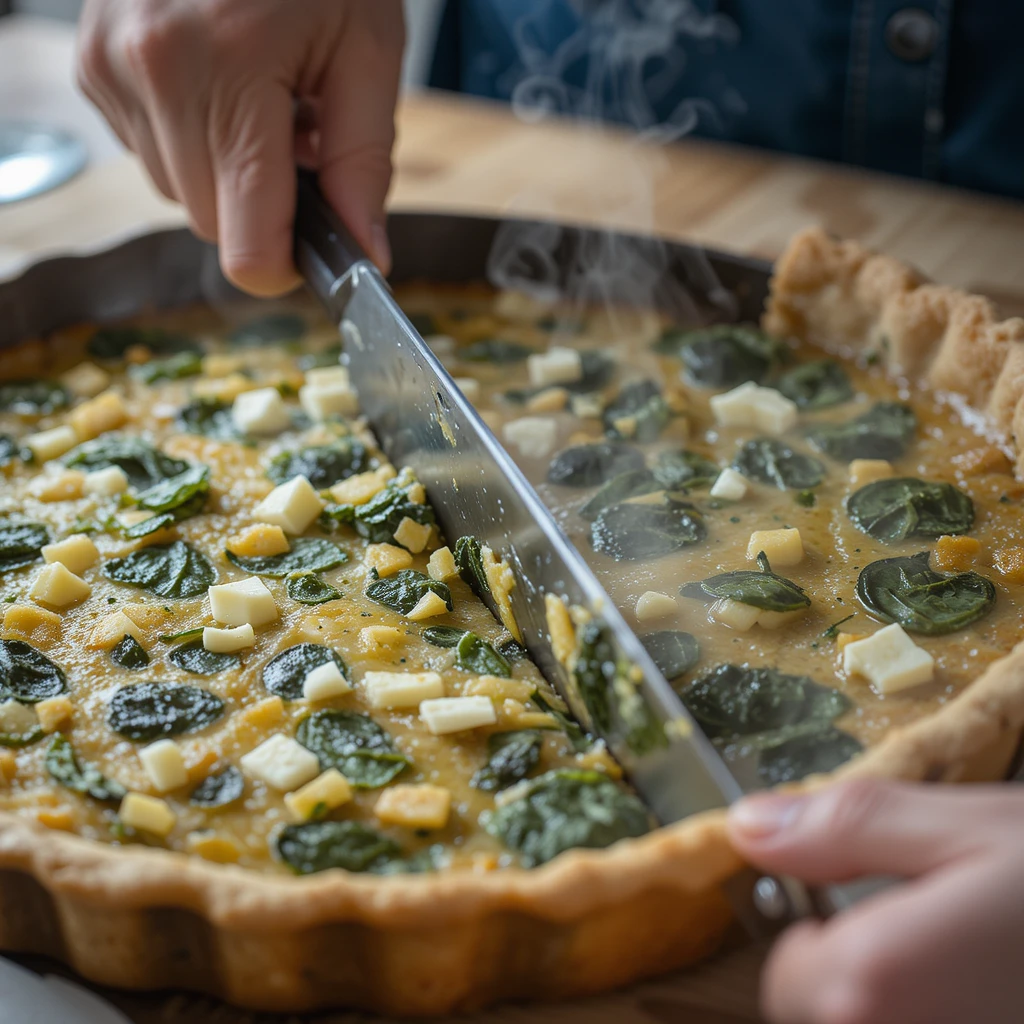 courgette and feta frittata